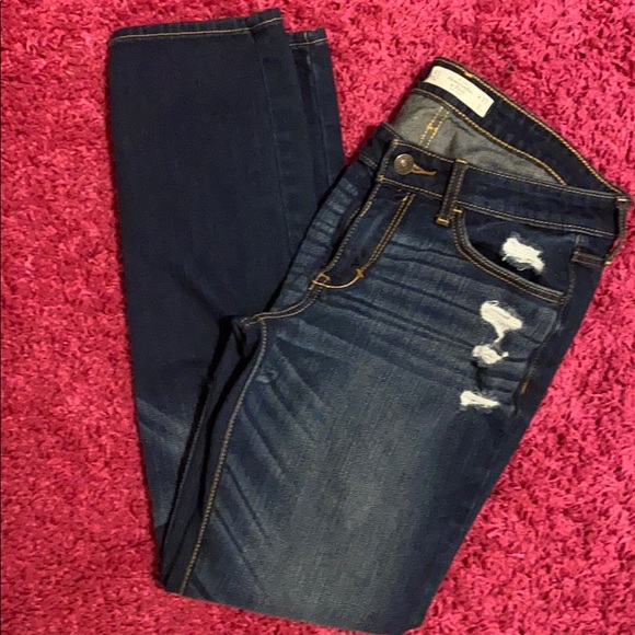 Distressed Abercrombie Straight Leg Jean - Picture 3 of 3